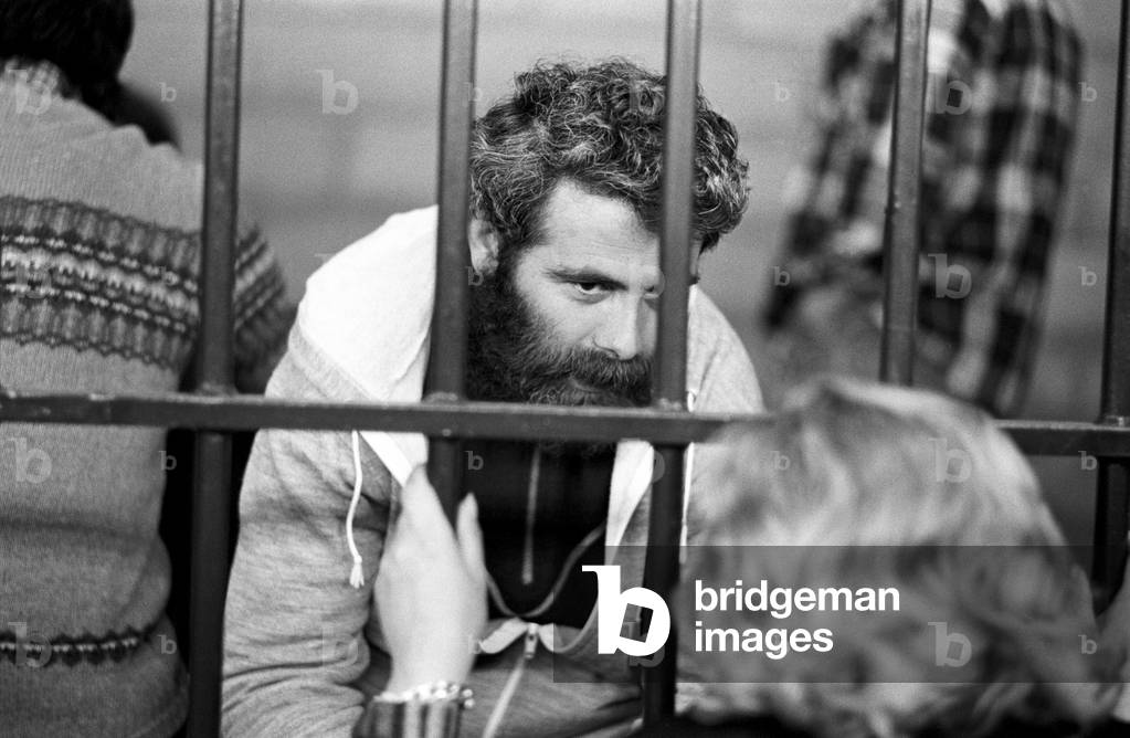 A Prima Linea activist on trial, Turin, Italy, 1981