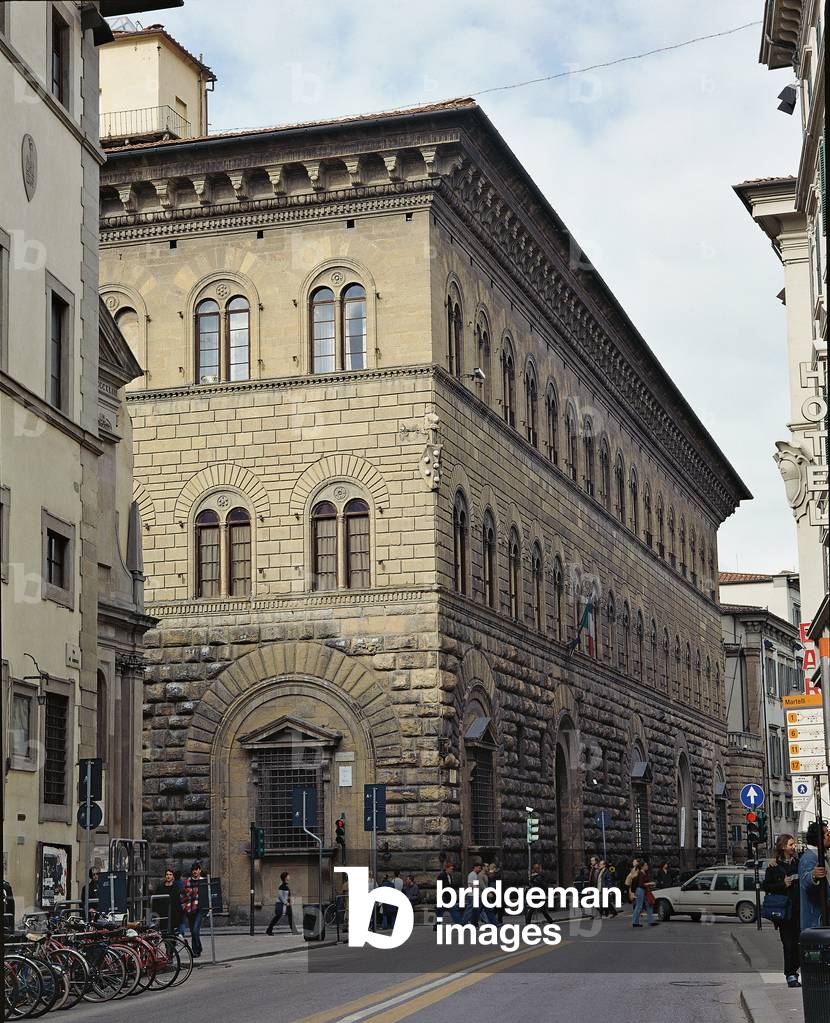 Prefecture Palace in Florence  - Medici-Riccardi Palace (Palazzo della Prefettura di Firenze - Palazzo Medici-Riccardi), by Michelozzo di Bartolomeo Michelozzi known as Michelozzo, 1444 - 1459, 15th Century