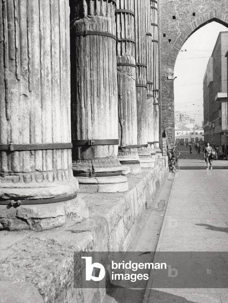 The Roman columns of San Lorenzo