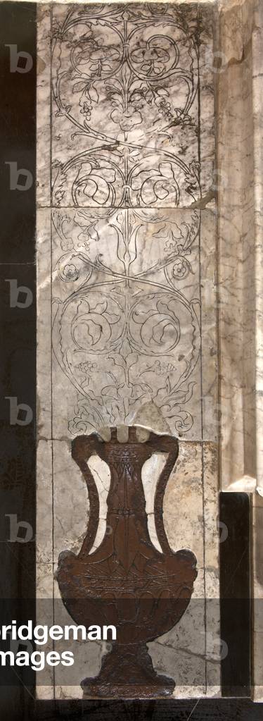 Amphora, 15th century (intarsia)