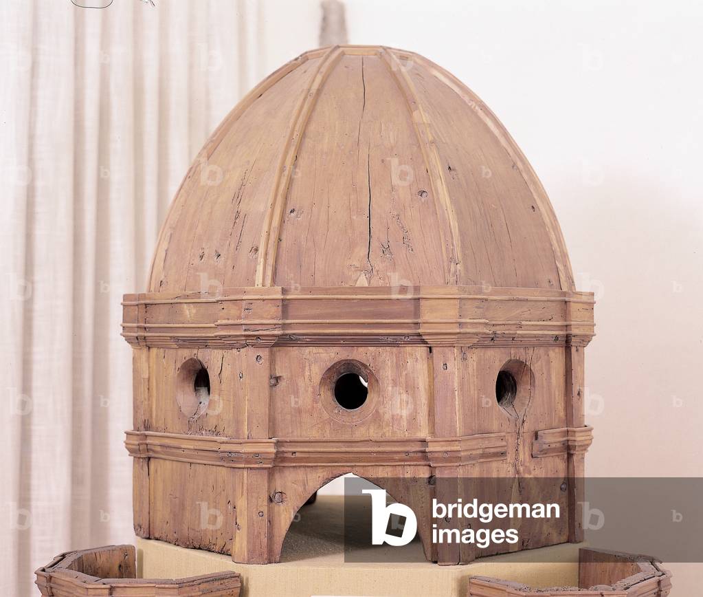 A Model of the Dome, (wood)