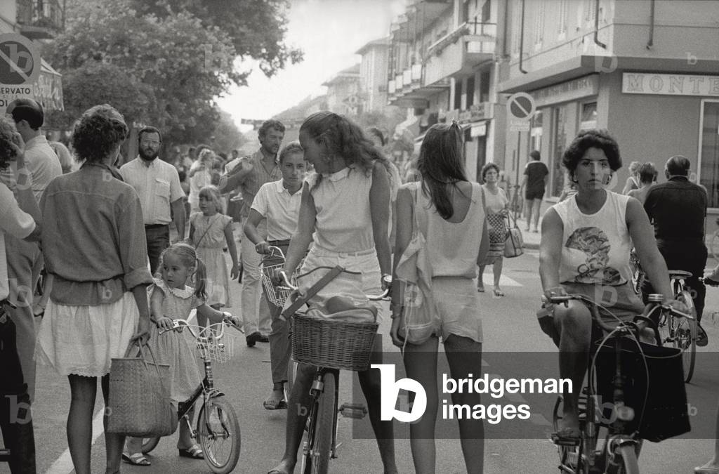 Tourism in Forte dei Marmi, Forte-dei-Marmi, Italy, 1982