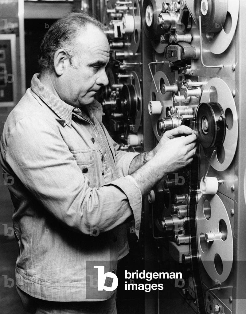 Vittorio Caprioli operates some devices