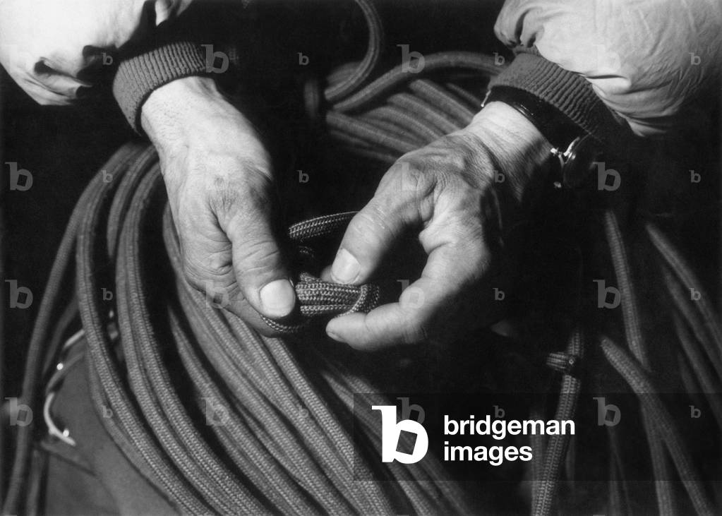 The cables used by Walter Bonatti during his last climbing, Italy