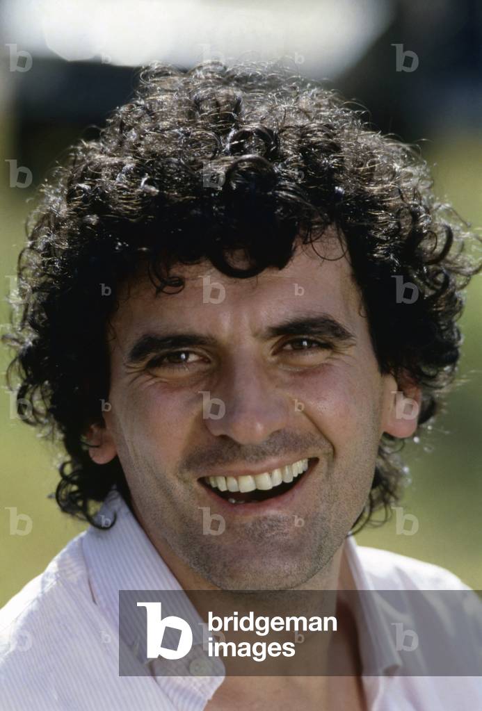 Portrait of Massimo Troisi smiling, Italy