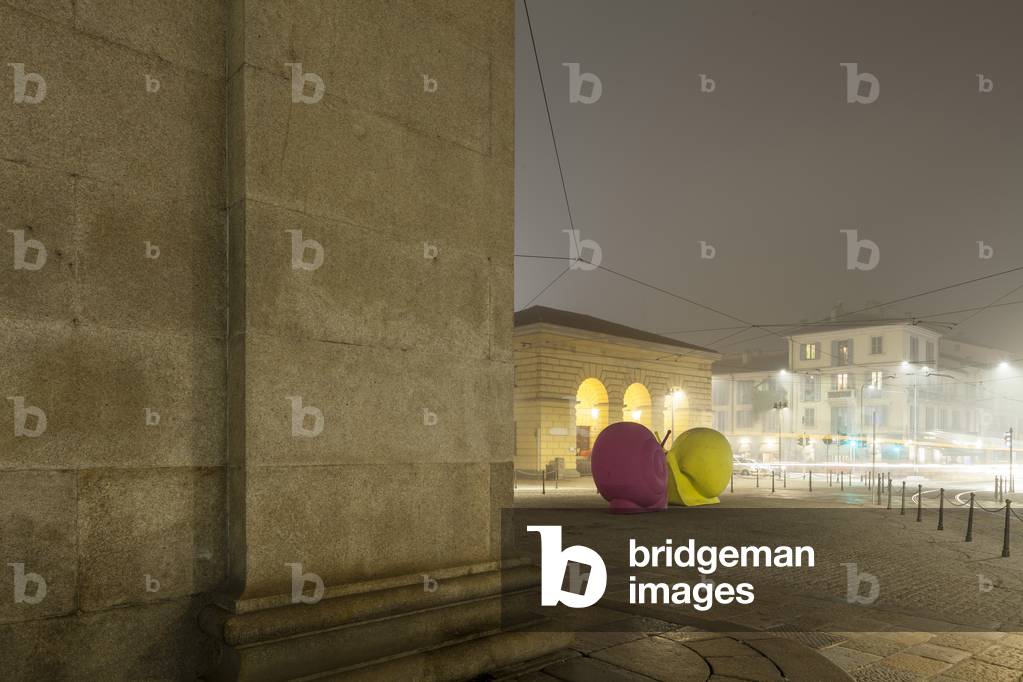 Free Darsena (Free Darsena), by Cracking Art Group, Piazza XXIV Maggio, Milan, Italy, 26th April-31st October 2015 (photo)