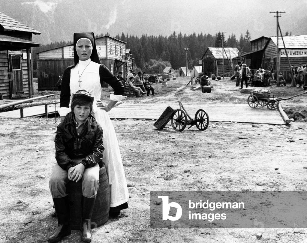 Virna Lisi with her son Corrado, Bad-Mitterndorf, Austria, 1973