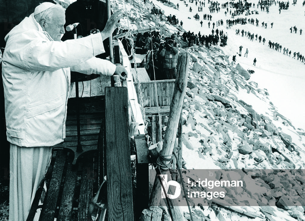 Pope John Paul II, Italy, 1988 (photo)