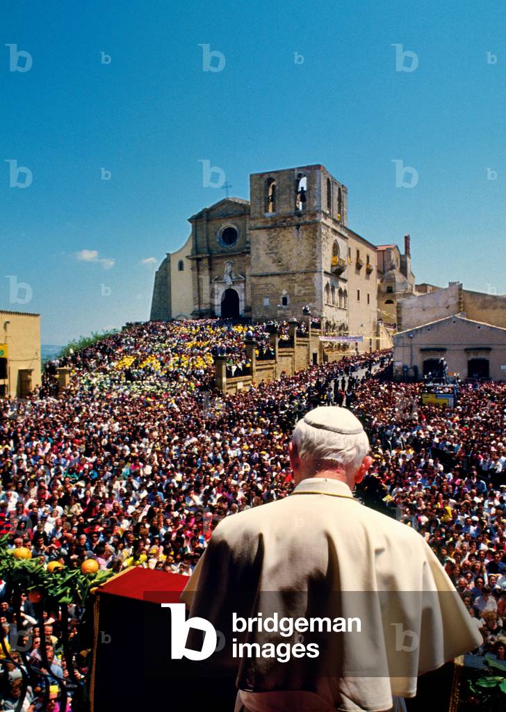 Pope John Paul II, Agrigento, Italy
