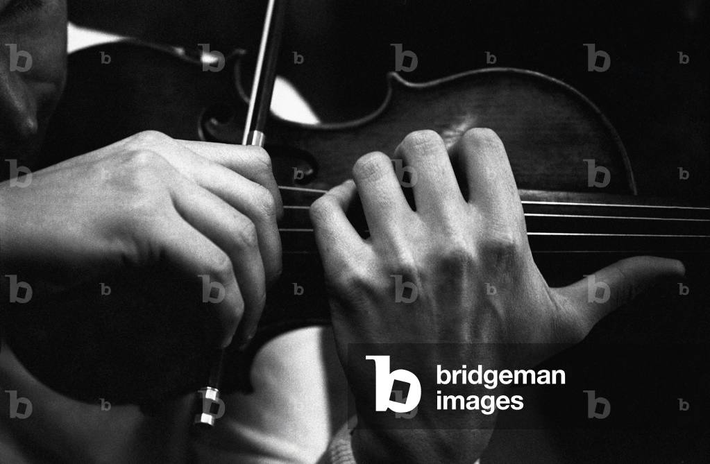 Uto Ughi playing, Italy, 1970