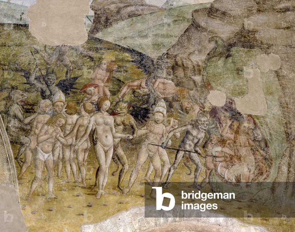 Last Judgement, by Unknown Artist, 15th Century, fresco