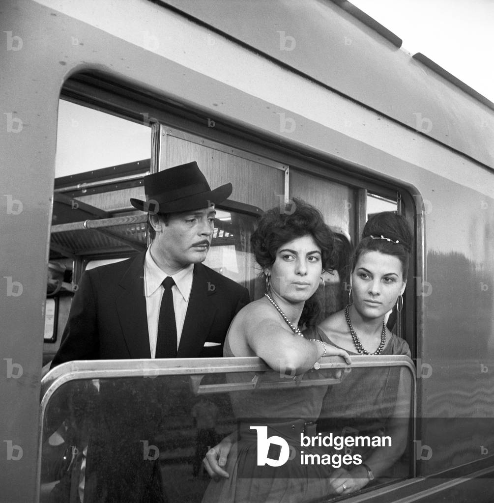 Marcello Mastroianni in Divorce Italian Style, Italy, 1961 (b/w photo)