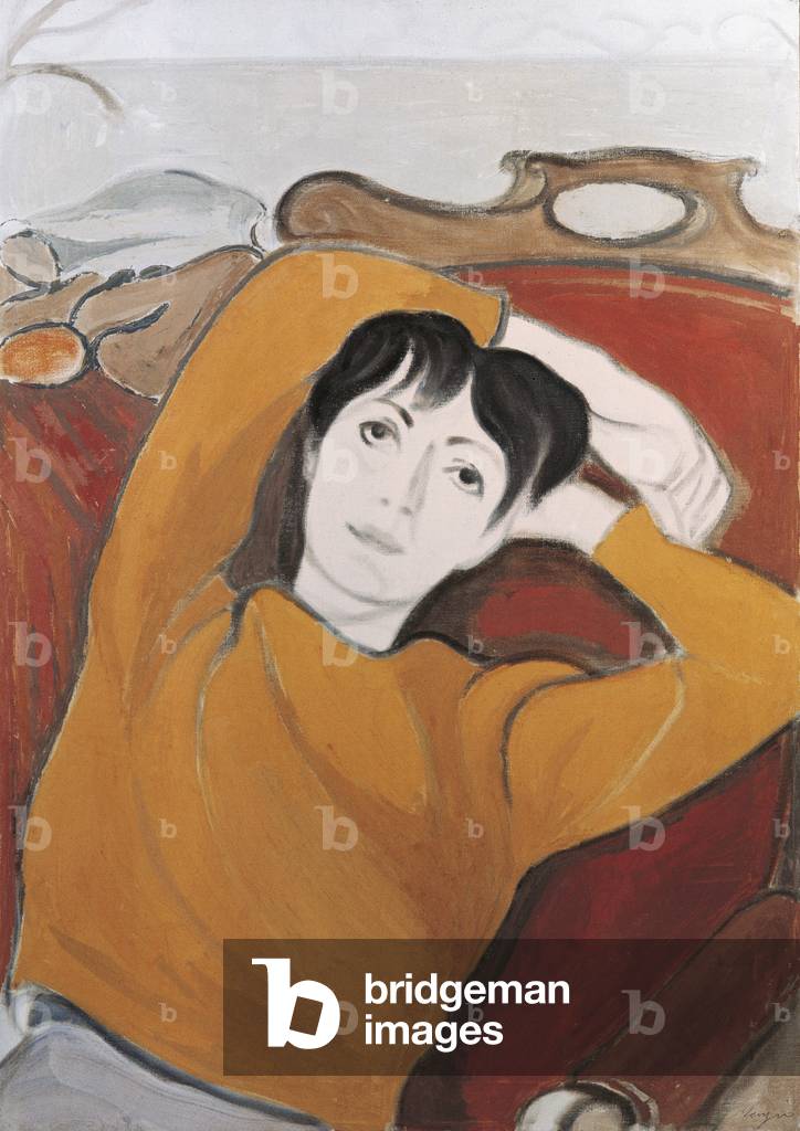 Figure of a Boy (Figura di ragazzo) (oil on canvas)