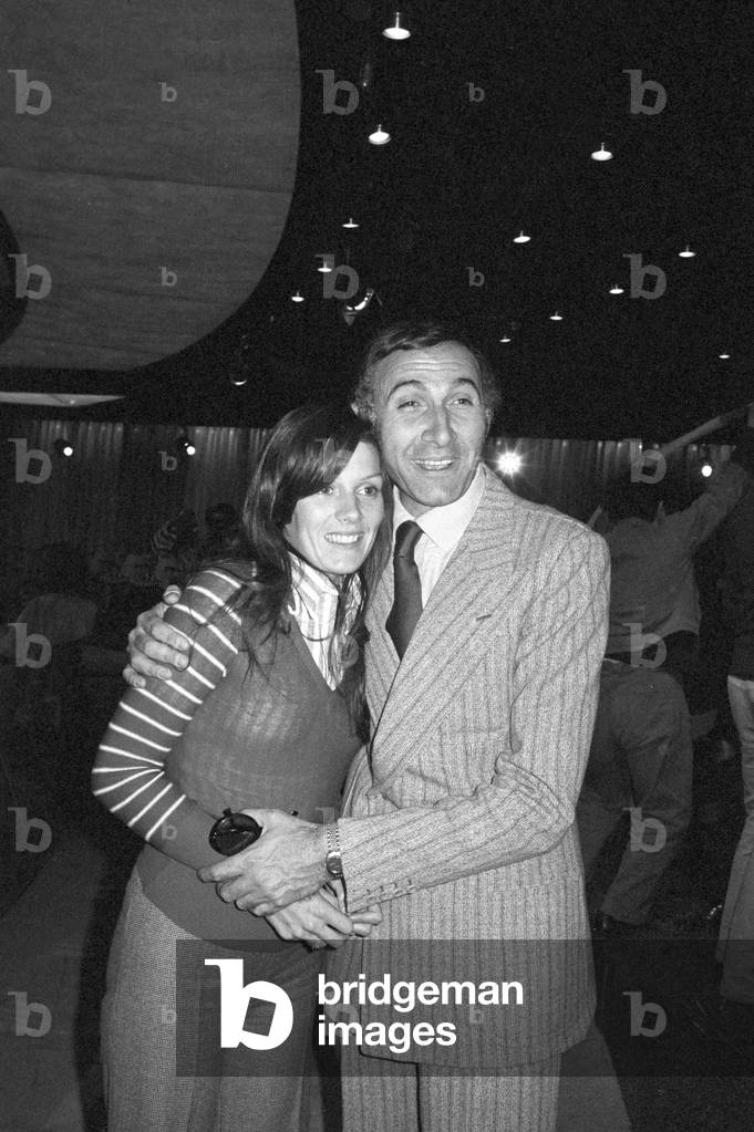 Caterina Caselli and Pippo Baudo, Italy, 1972 (b/w photo)