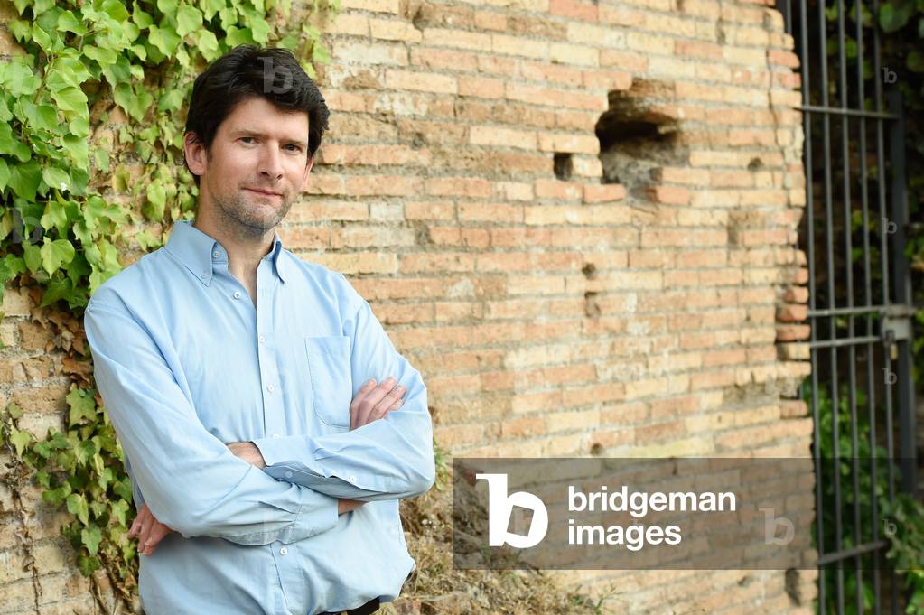 British writer Nicholas Jubber at the XX edition of the International Literature Festival in Rome entitled 'Reading the world', in the new setting of the Palatine Stadium, Rome (Italy), July 22nd, 2021
