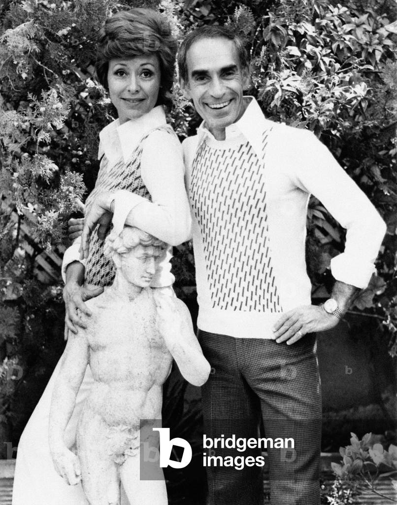 Don Lurio and Caterina Valente posing smiling