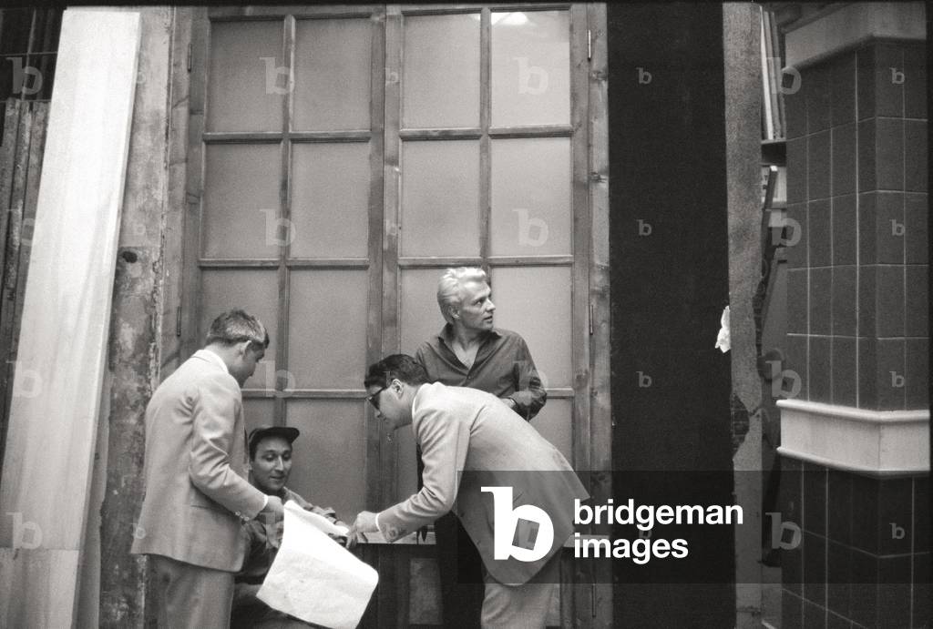 Giorgio Albertazzi and some colleagues