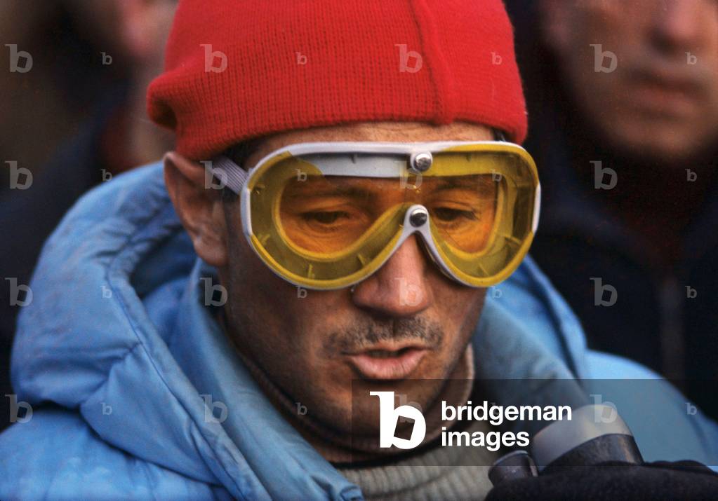 Portrait of Walter Bonatti, Breuil Cervinia, Italy