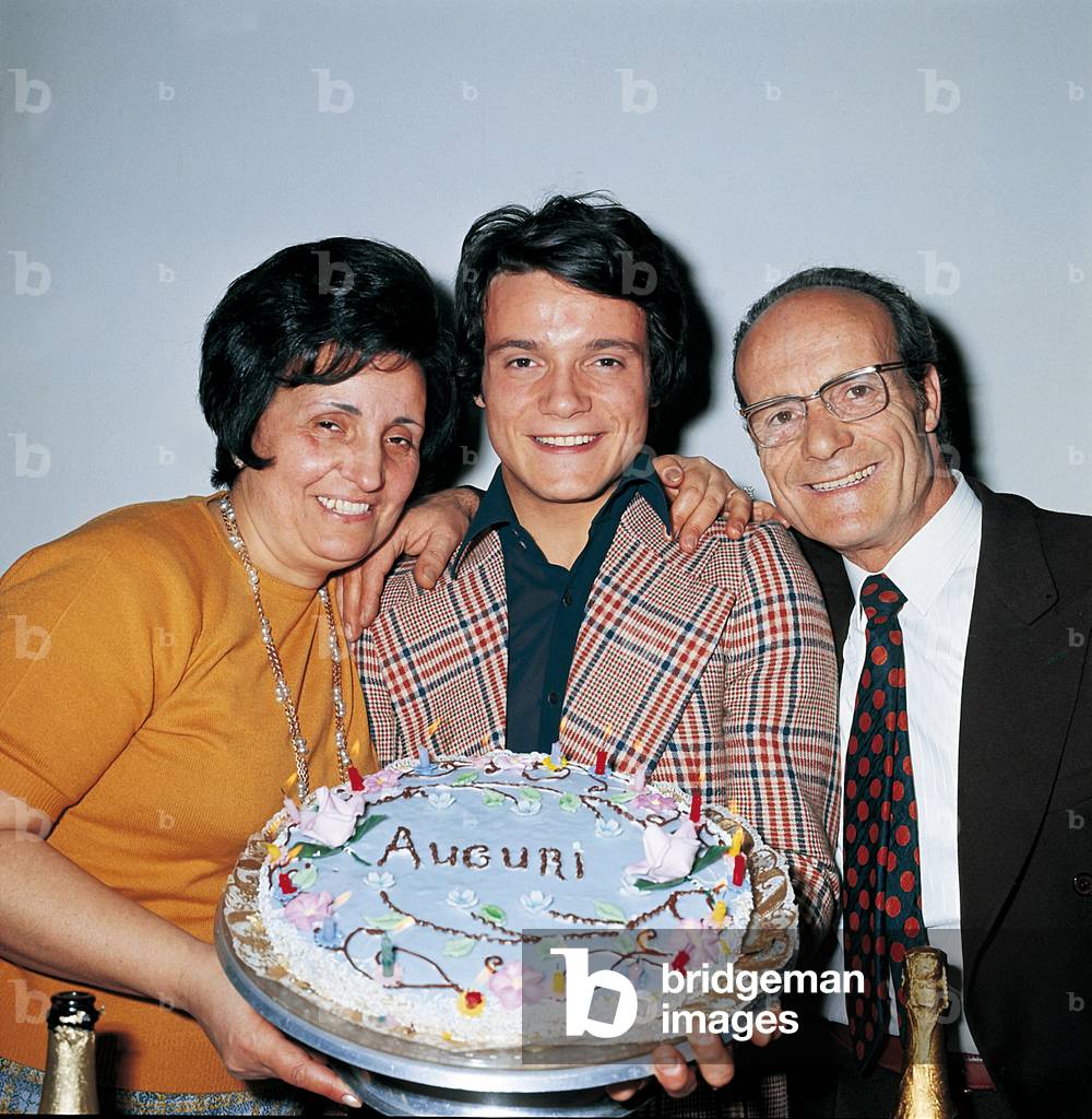 Massimo Ranieri with Giuseppina Amabile and Umberto Calone, Italy