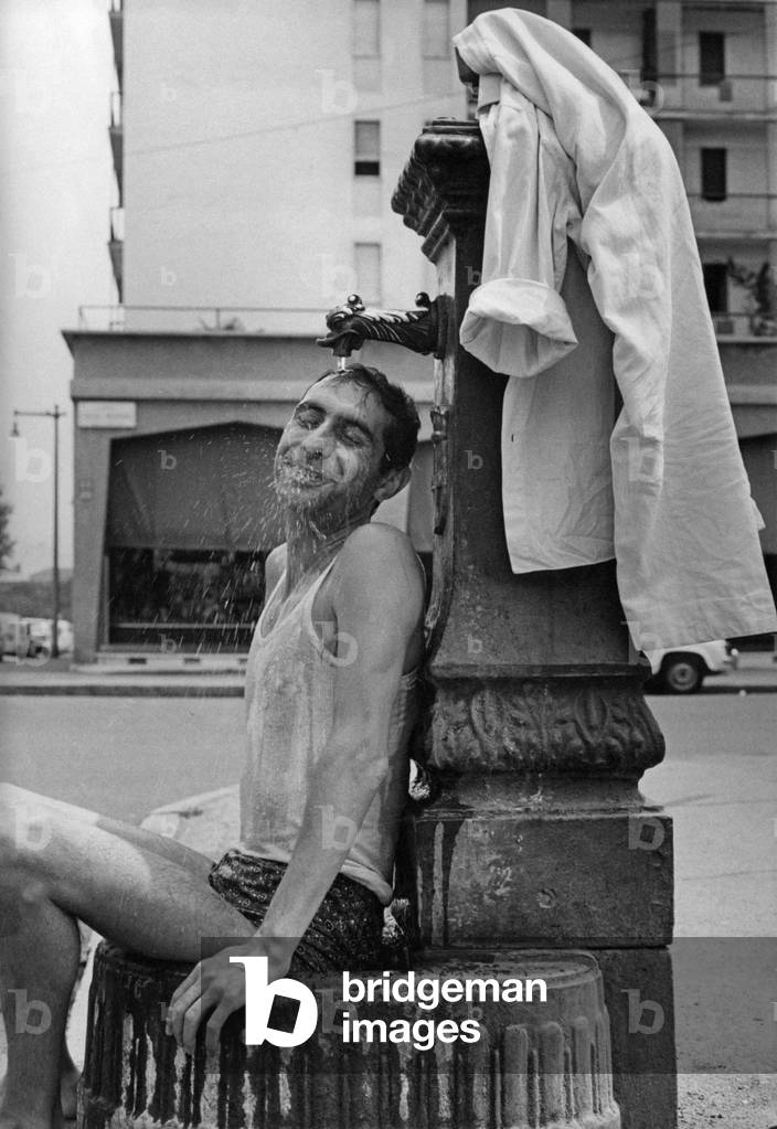 A man getting fresh, Milan, Italy