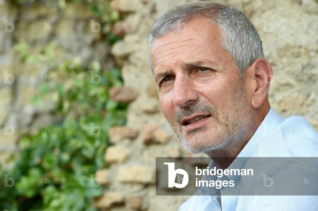 Italian writer Gianrico Carofiglio at the XX edition of the International Literature Festival in Rome entitled 'Reading the world', in the new setting of the Palatine Stadium, Rome (Italy), July 22nd, 2021