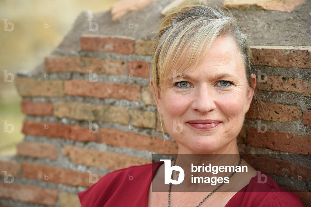 American writer Amity Gaige at the XX edition of the International Literature Festival of Rome entitled 'Reading the world', in the new setting of the Palatine Stadium,  Rome (Italy), July 21st, 2021 (photo)