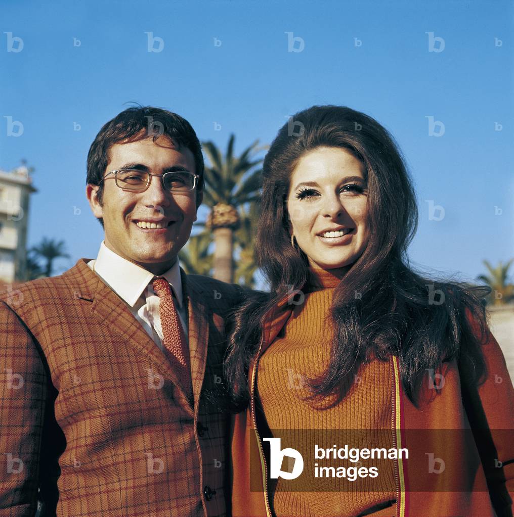 Al Bano and Bobbie Gentry at the Sanremo Music Festival, Milan, Italy, 1968