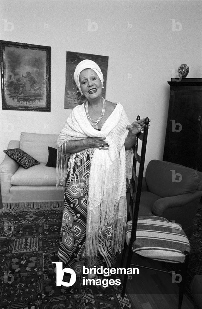 Portrait of Wanda Osiris,, 1970