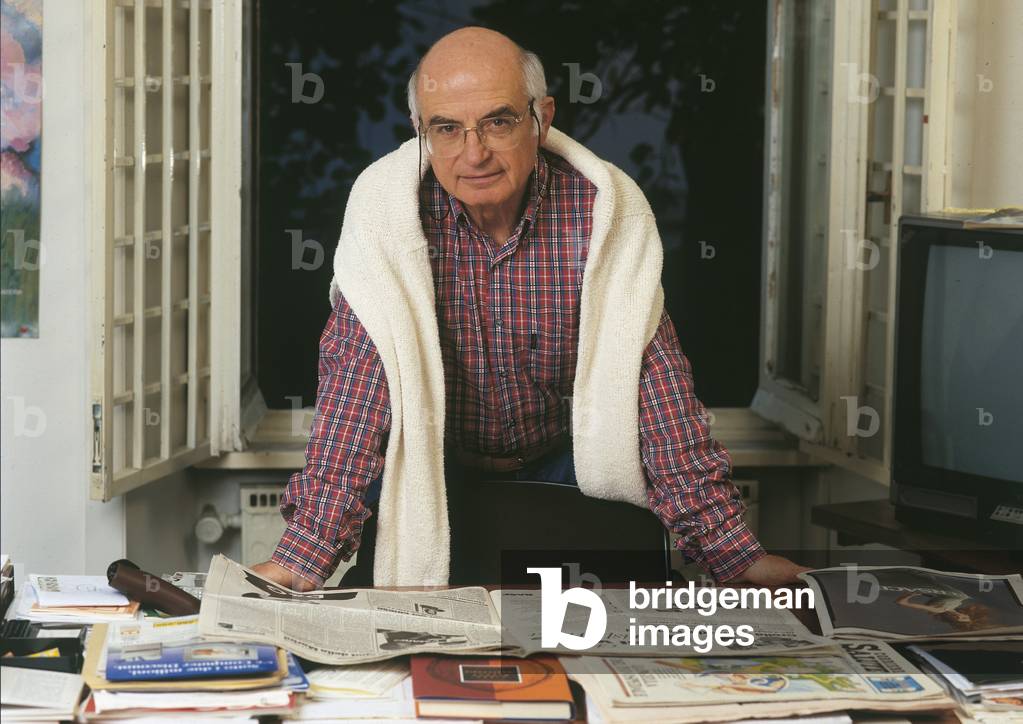 Antonio Lubrano at his desk