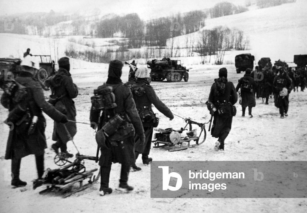 German units on the Russian front