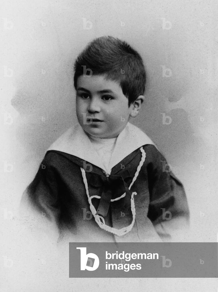 Oliver Freud in sailor suit