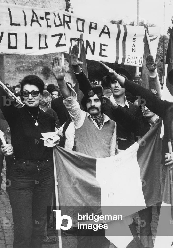 Young members of the Italian Social Movement (MSI)