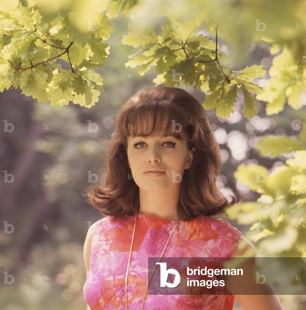 Jackie Collins posing, United Kingdom, 1964 (photo)