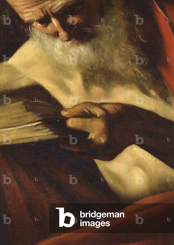 St. Jerome writing, by Michelangelo Merisi also known as Caravaggio, 1605, 17th Century, oil on canvas