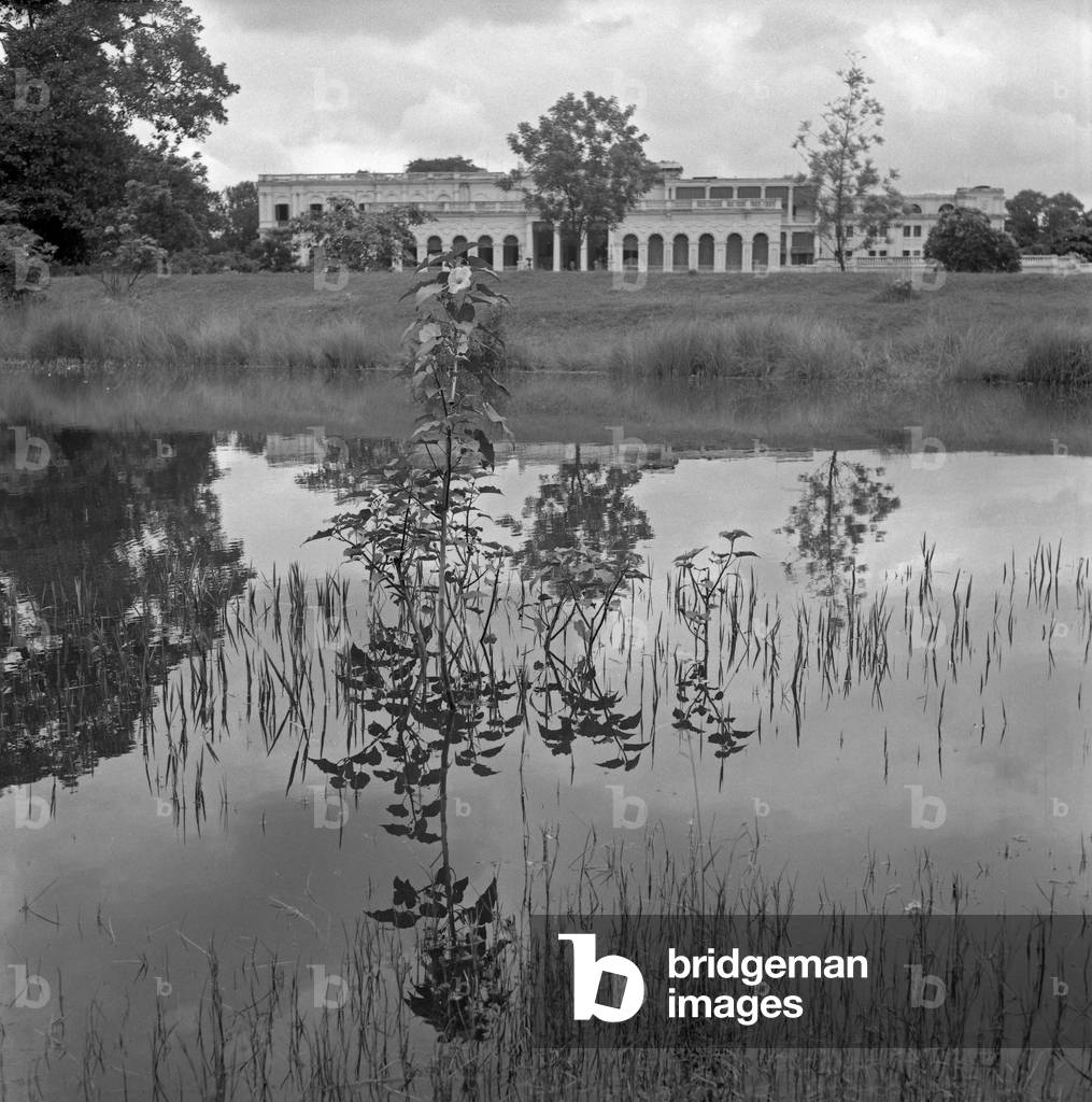 The Raj Bhavan, Kolkata, India, 1962 (b/w photo)