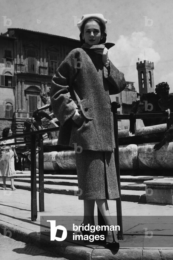 A woman with Antonelli's clothes