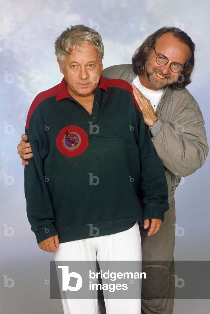 Paolo Villaggio with Mauro Chiari