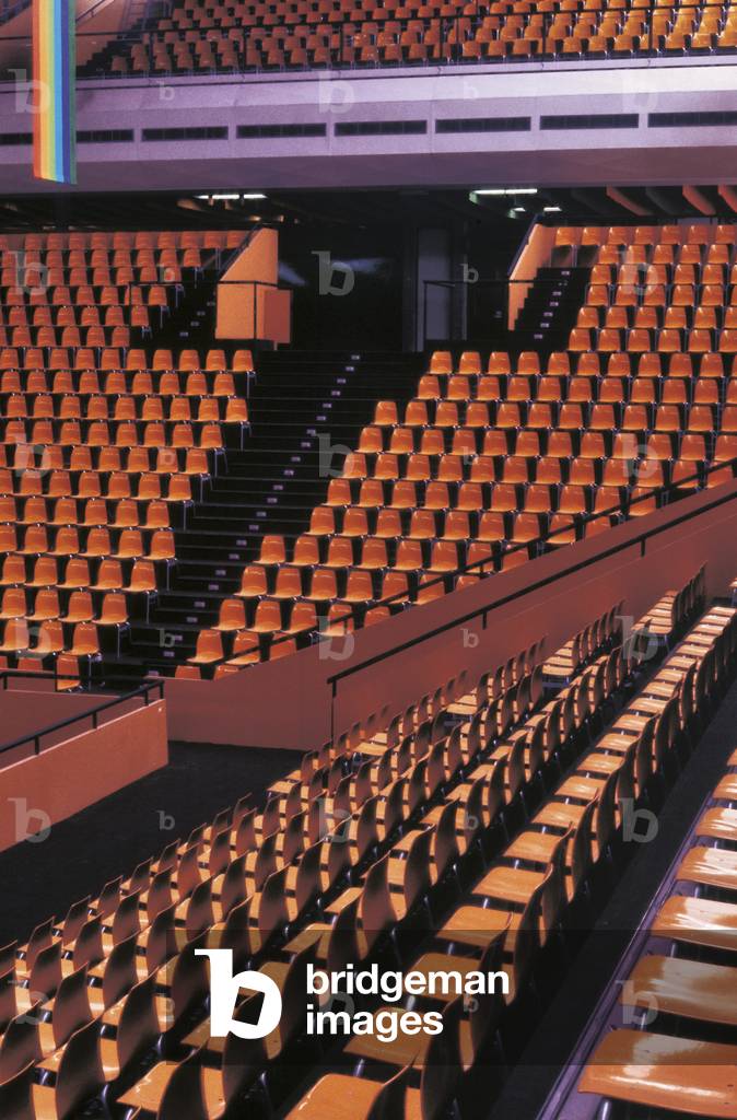 View of the inside of an Olympic venue in Munich