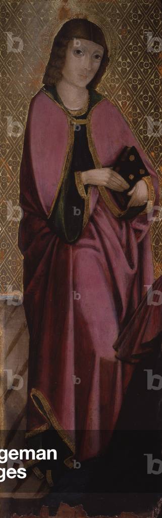 St. John the Evangelist, by Manfredino Boxilio, 16th century, tempera on panel.