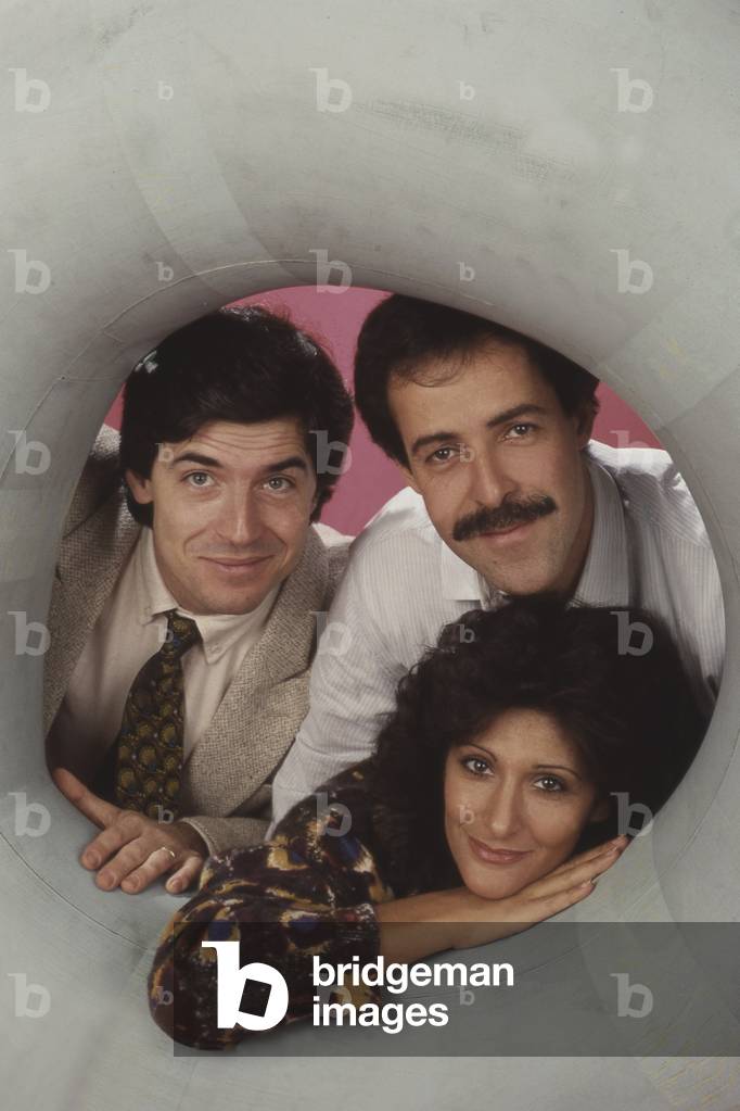 Portrait of Massimo Lopez, Tullio Solenghi and Anna Marchesini