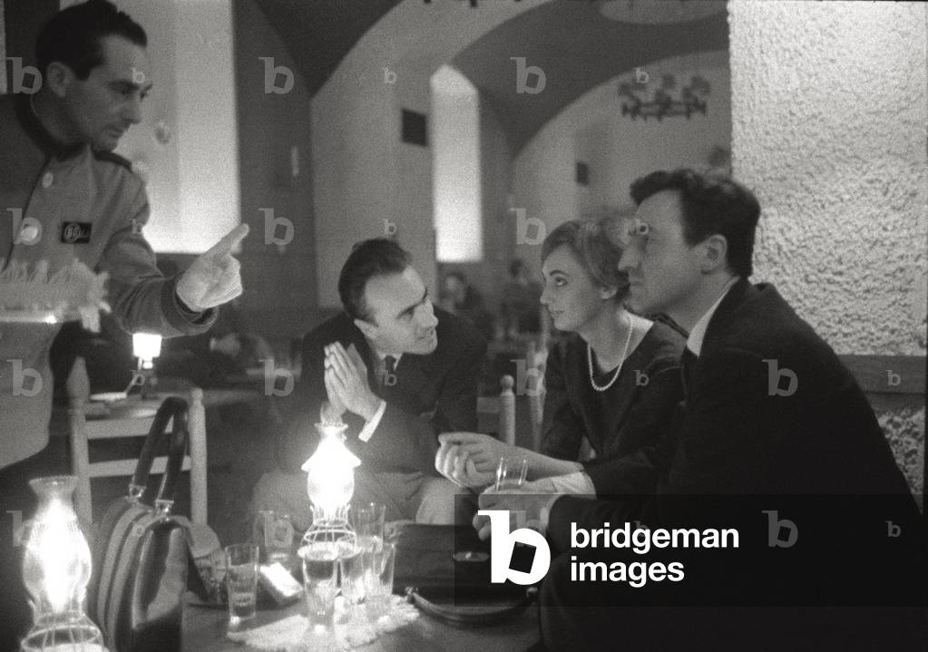 Young people at a table in a nightclub