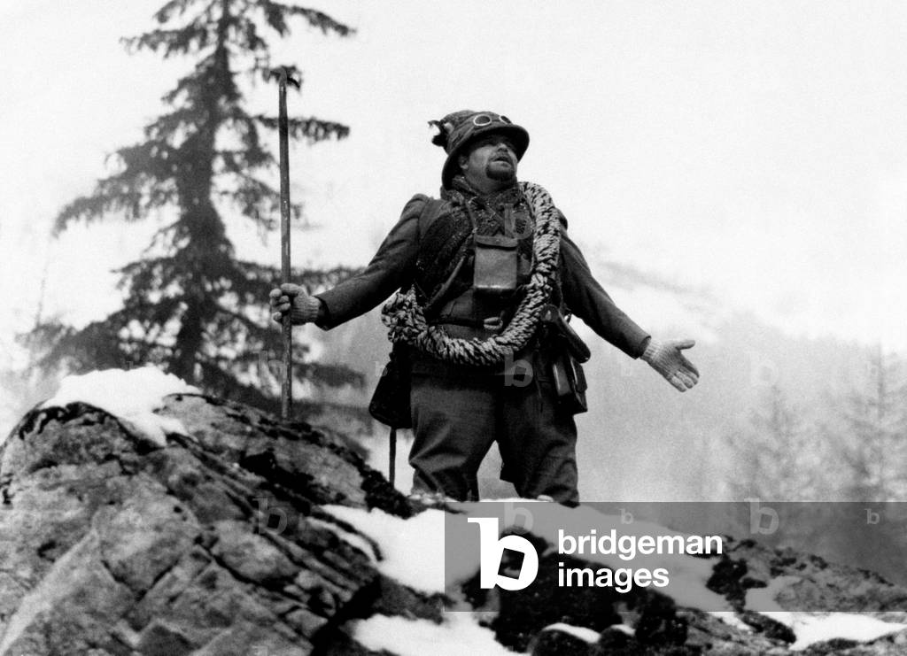 Tino Buazzelli in Tartarino on the Alps, Italy, 1968