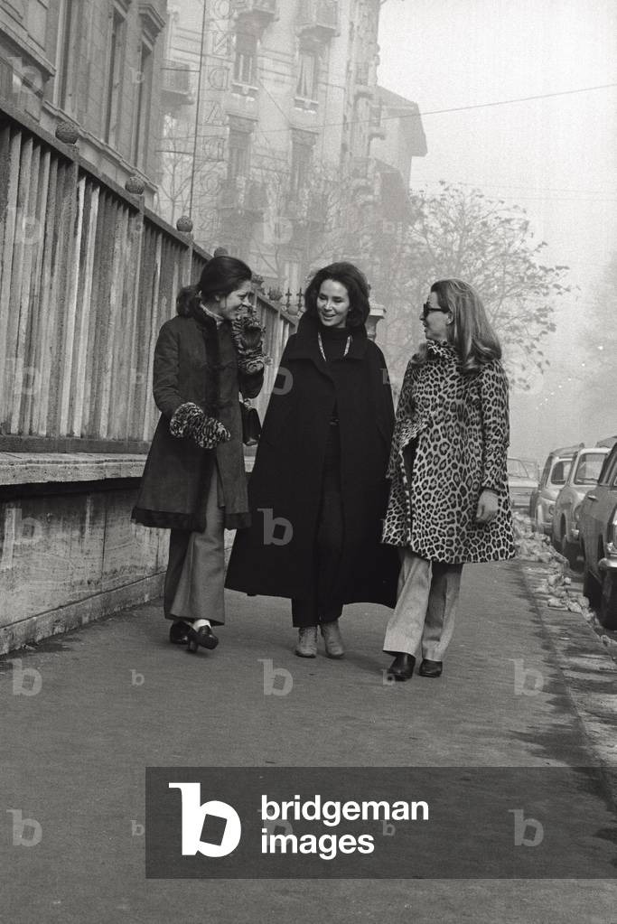 Three women are walking