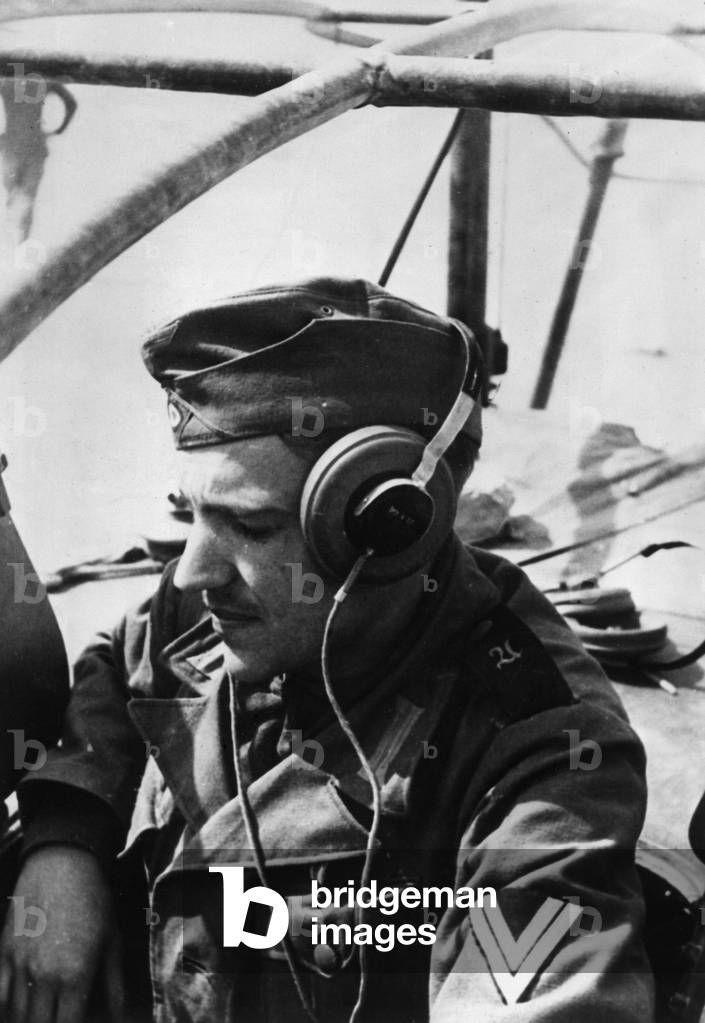 German radio operator in Sirtica