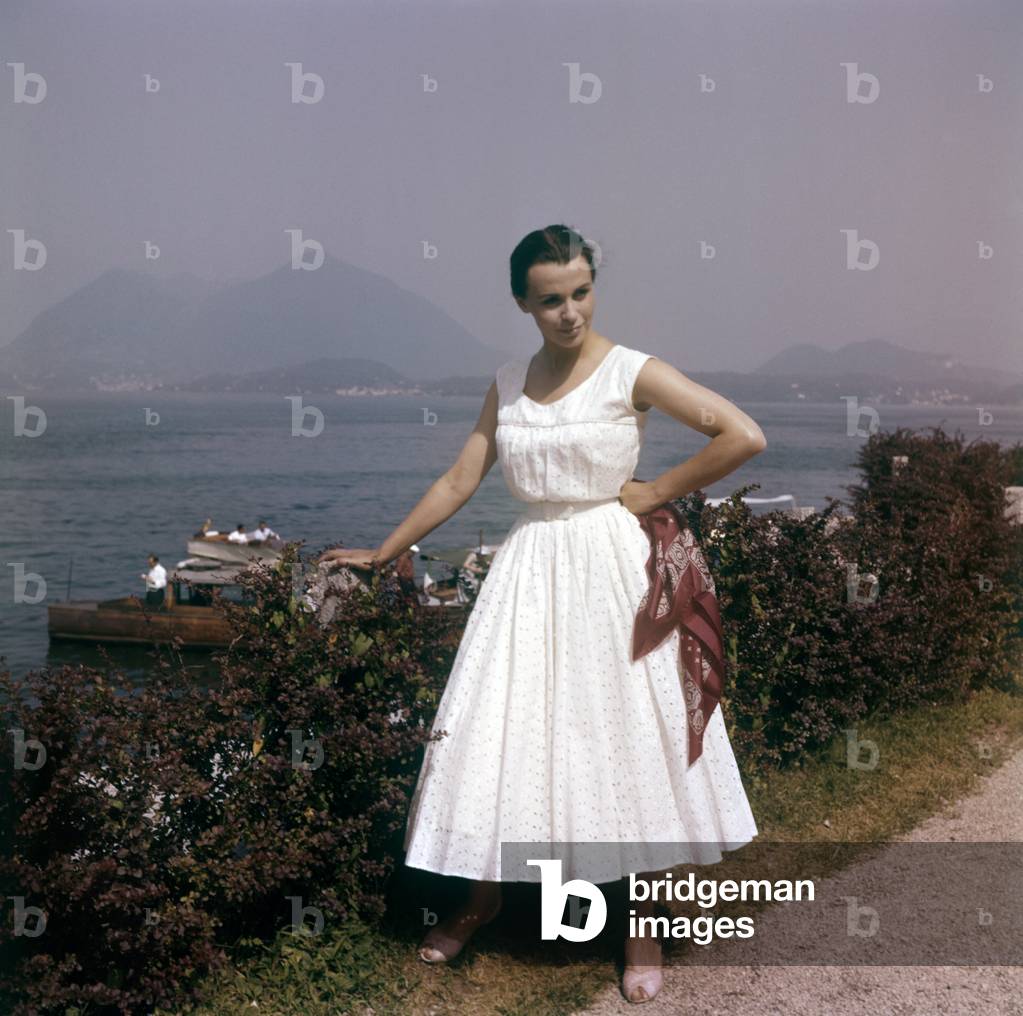 Portrait of Claire Bloom in Stresa