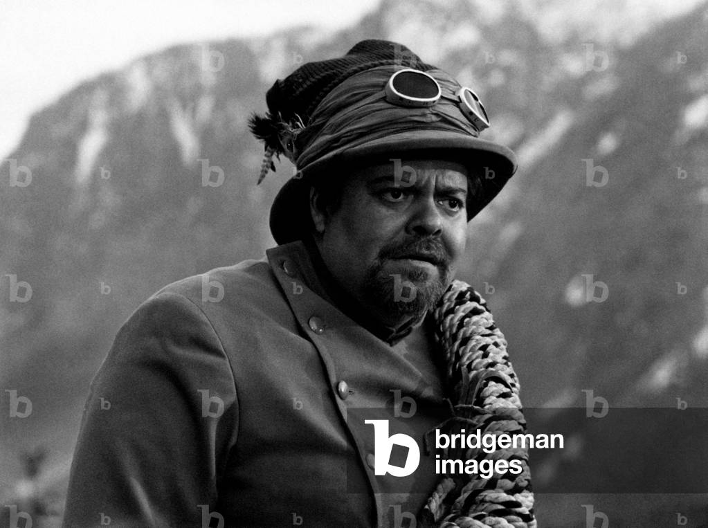 Tino Buazzelli in Tartarino on the Alps, Italy, 1968