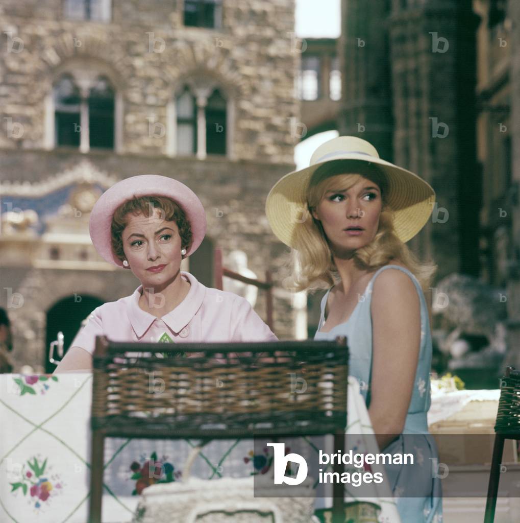 Olivia de Havilland and Yvette Mimieux in Light in the Piazza, Italy, 1961 (photo)