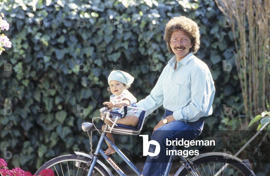 Fabio Concato with his daughter Carlotta, Italy
