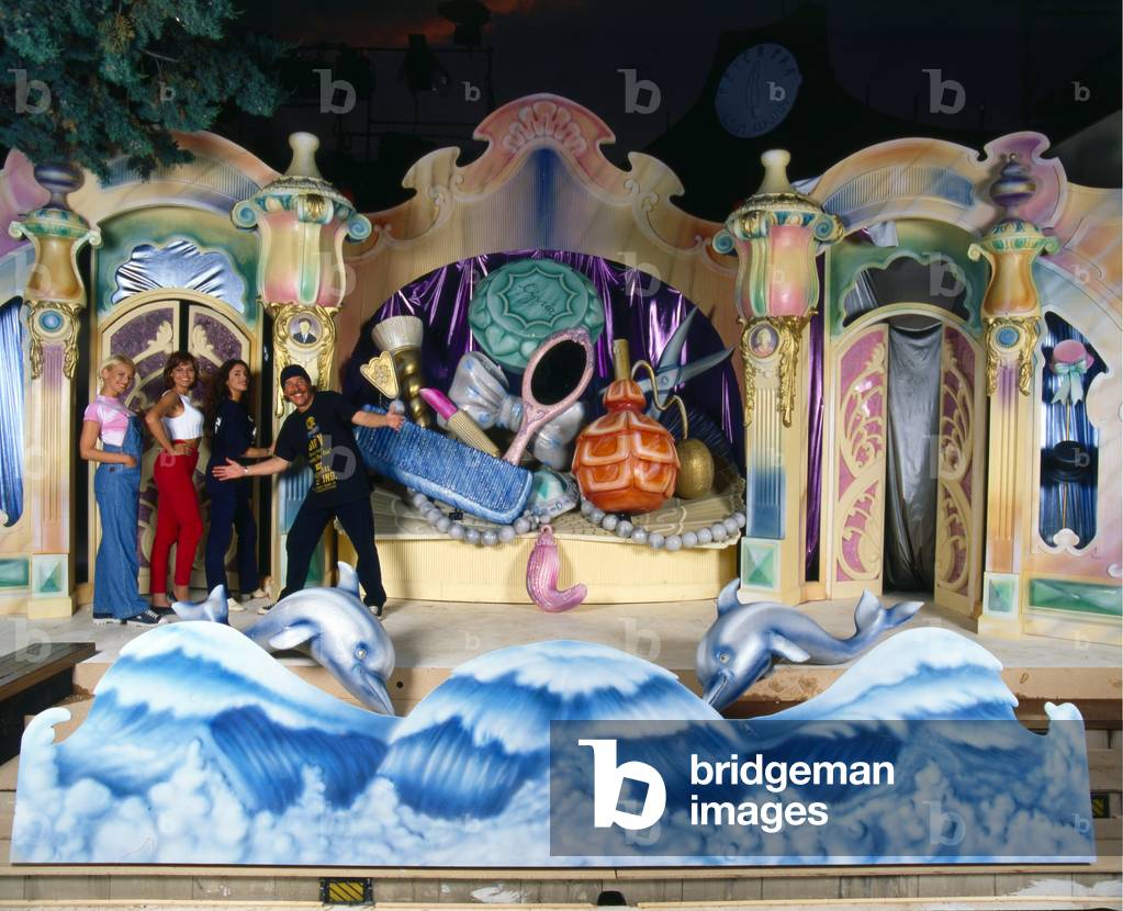 Studio of the TV broadcast 