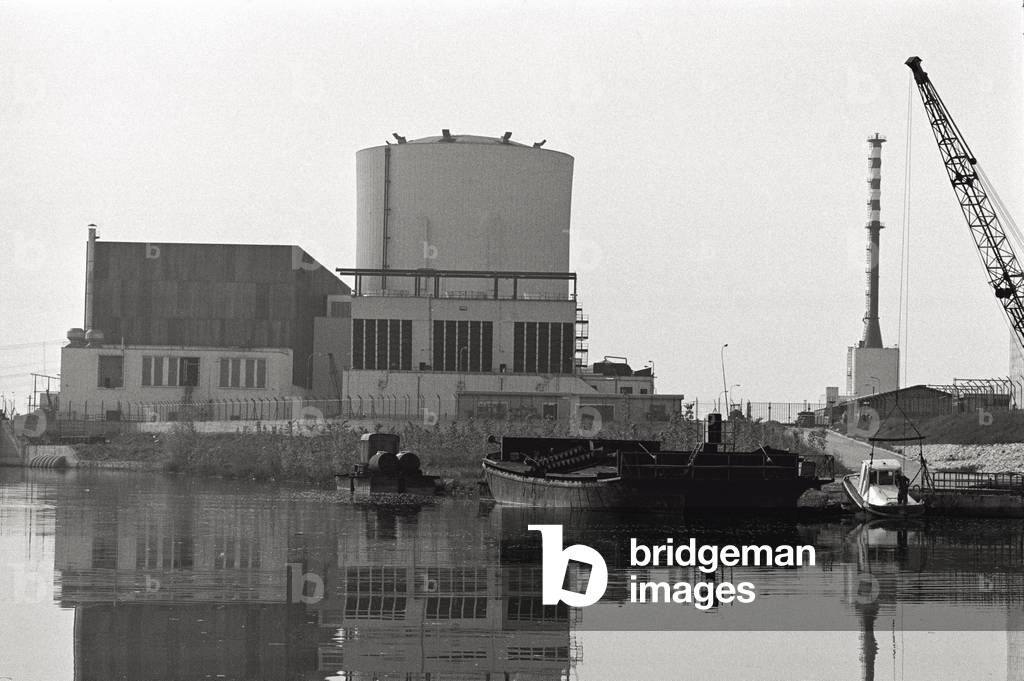 The nuclear power plant in Caorso, Caorso, Italy, 1970